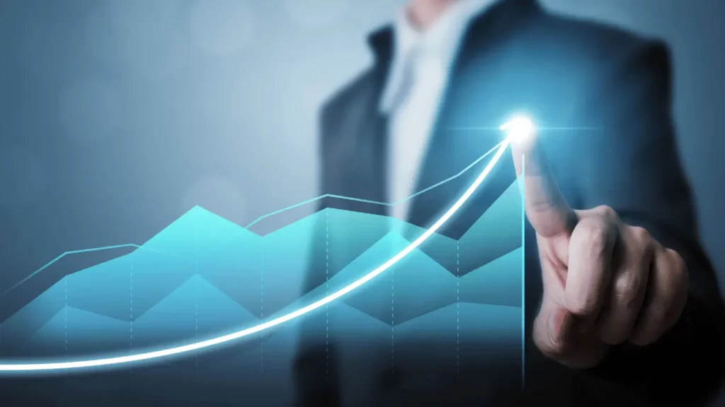 Reunião estratégica entre empresário e consultor financeiro.